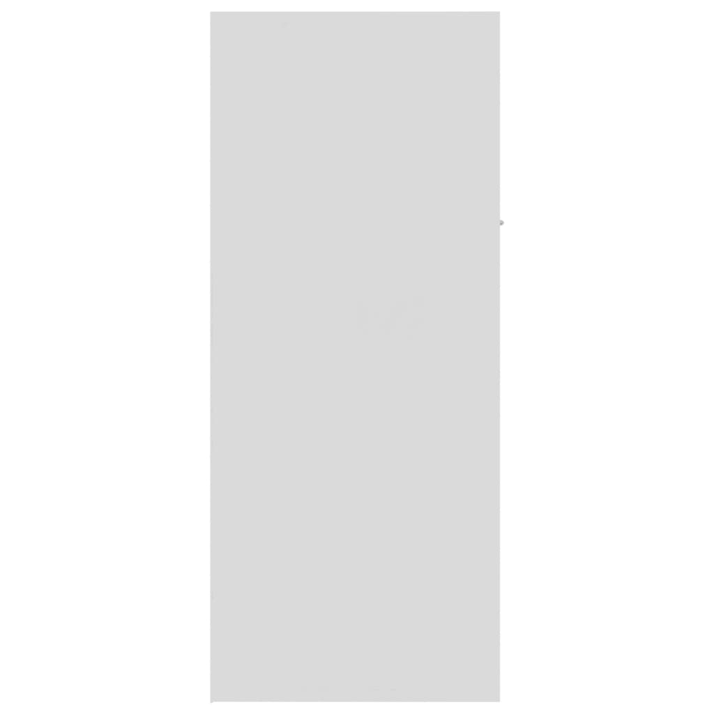 Schoenenkast 60X35X84 Cm Bewerkt Hout Wit