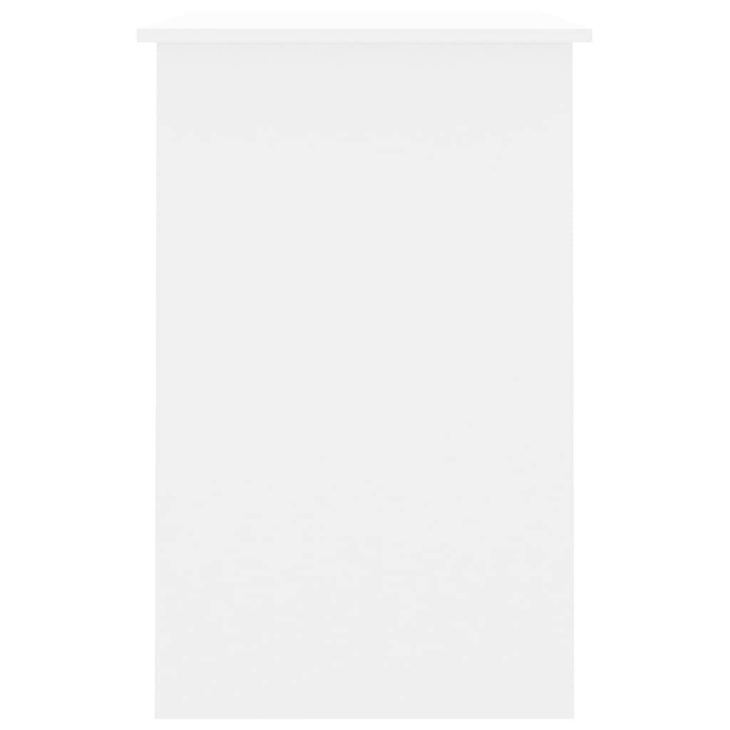 Bureau 100X50X76 Cm Bewerkt Hout Wit