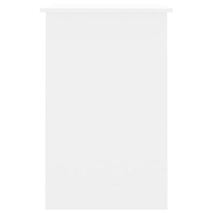 Bureau 100X50X76 Cm Bewerkt Hout Wit