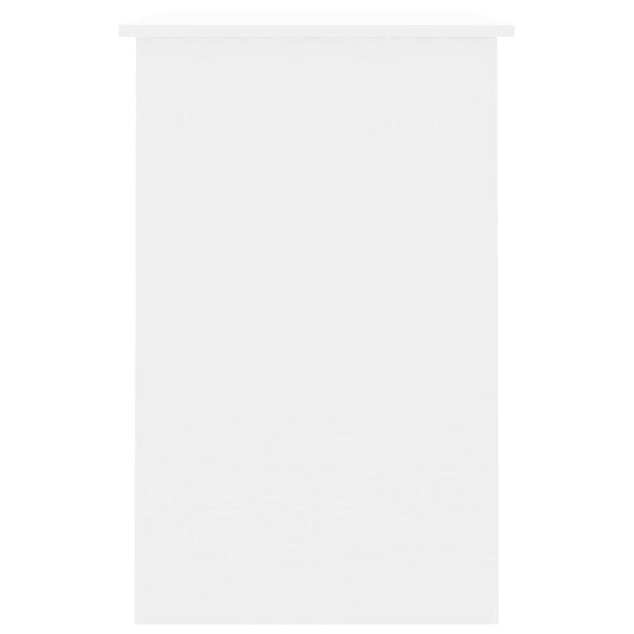 Bureau 100X50X76 Cm Bewerkt Hout Wit