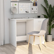 Desk 100x50x76 cm treated wood black