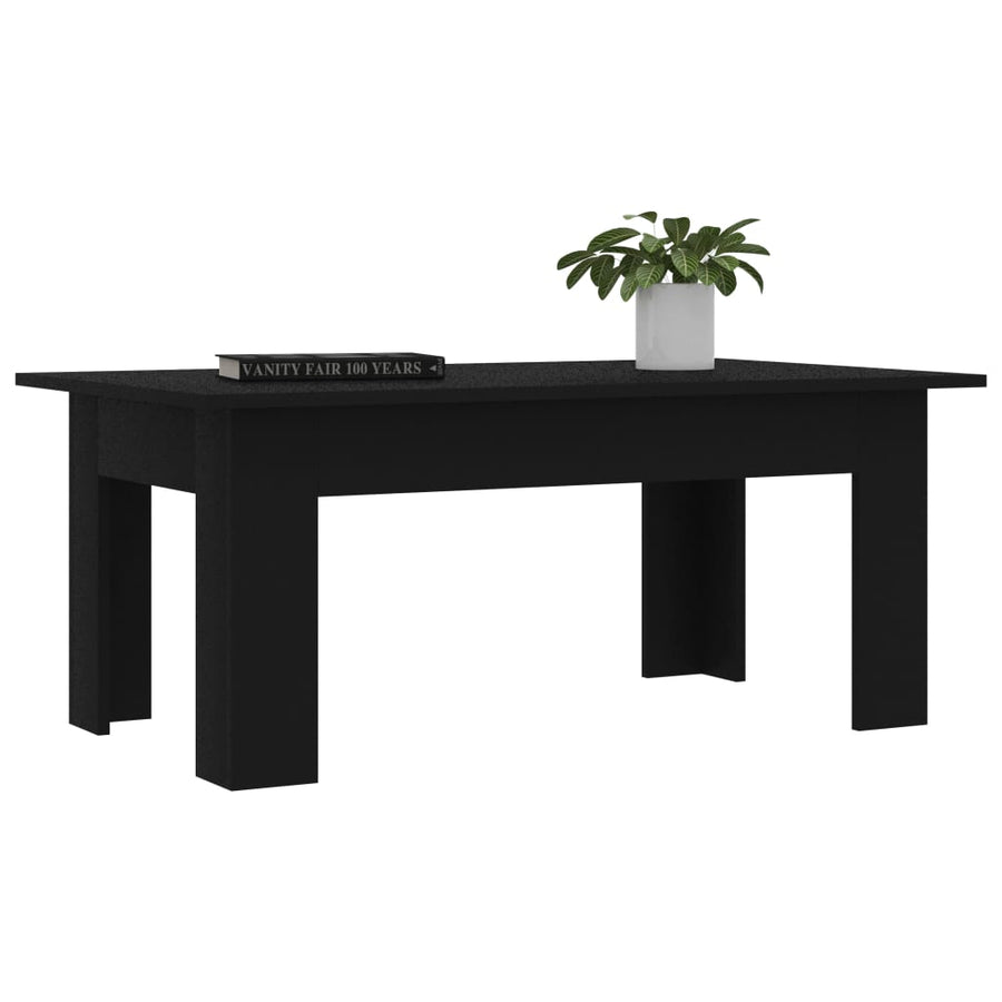 Salontafel 00X60X42 Cm Bewerkt Hout Zwart
