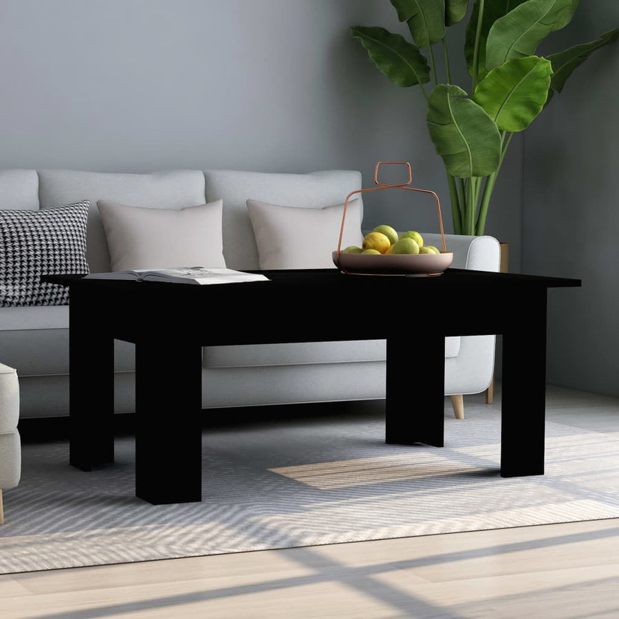 Salontafel 00X60X42 Cm Bewerkt Hout Zwart
