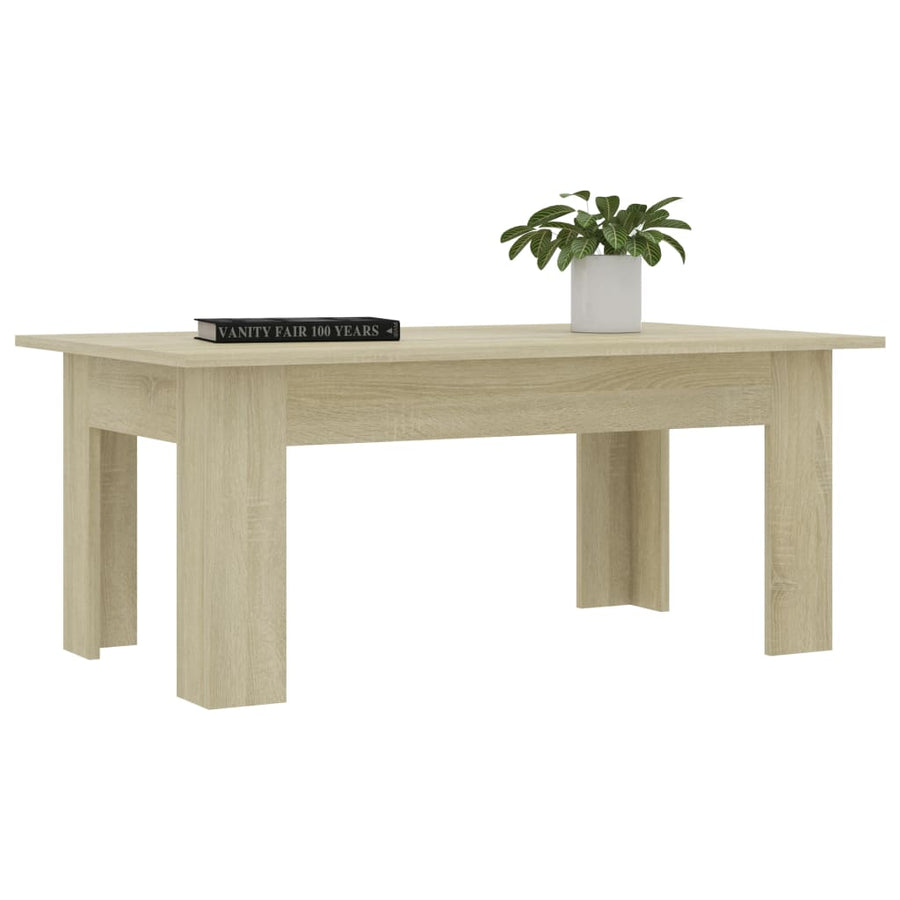 Salontafel 00X60X42 Cm Bewerkt Hout Kleurig Sonoma eiken