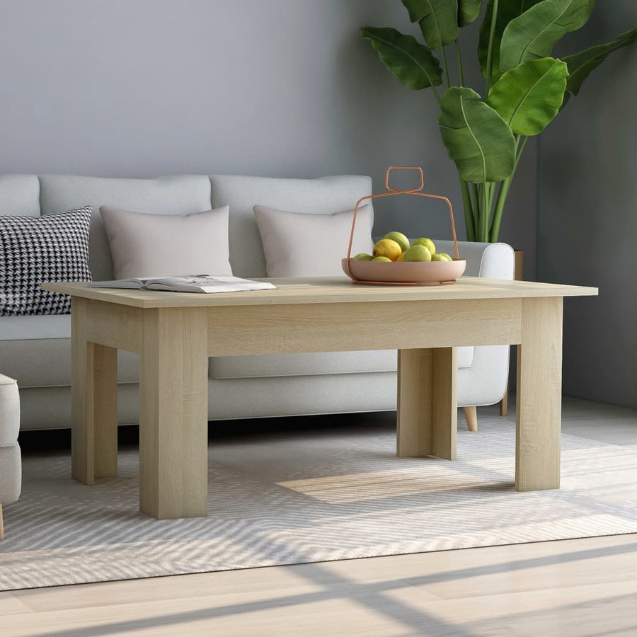 Salontafel 00X60X42 Cm Bewerkt Hout Kleurig Sonoma eiken