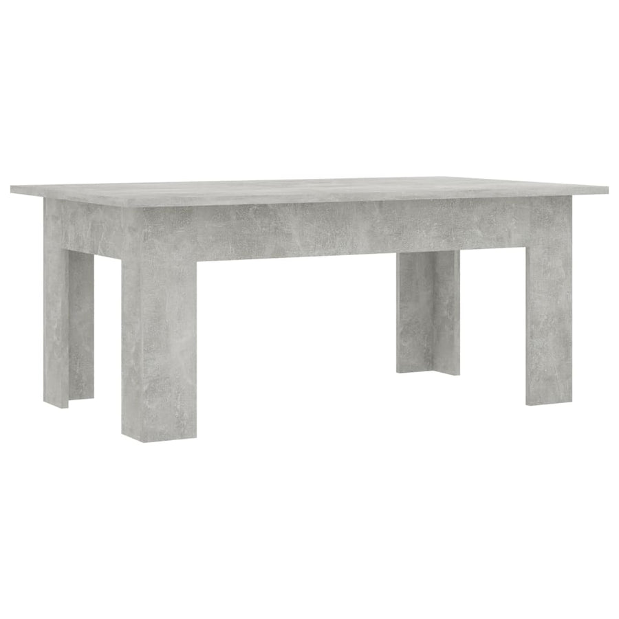 Salontafel 00X60X42 Cm Bewerkt Hout Betongrijs