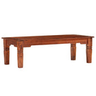 Coffee table 110x50x35 cm solid acacia wood