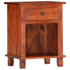 Bedside cabinet 40x30x50 cm solid acacia wood