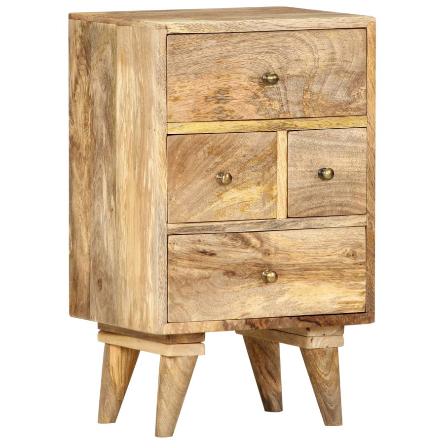 Nachtkastje 36x30x60 cm massief mangohout