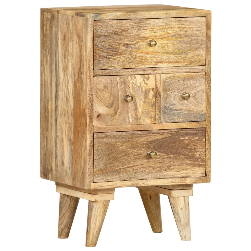 Nachtkastje 36x30x60 cm massief mangohout
