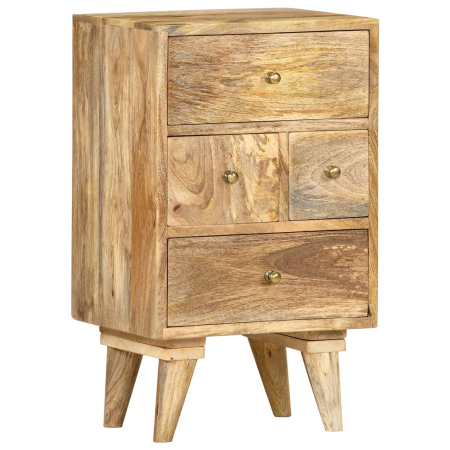 Nachtkastje 36x30x60 cm massief mangohout