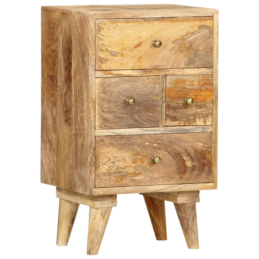 Nachtkastje 36x30x60 cm massief mangohout