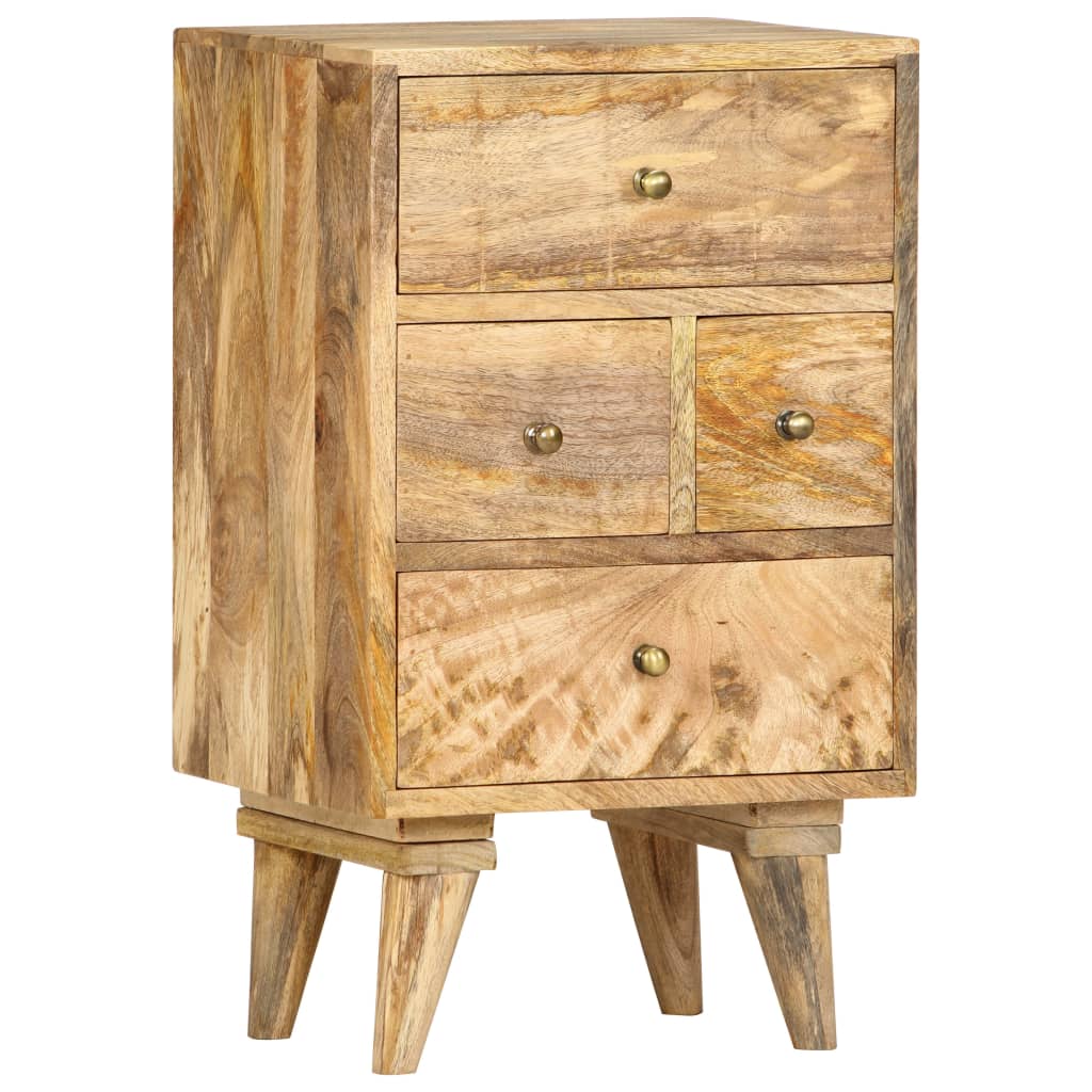Nachtkastje 36x30x60 cm massief mangohout
