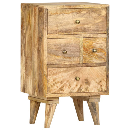 Nachtkastje 36x30x60 cm massief mangohout