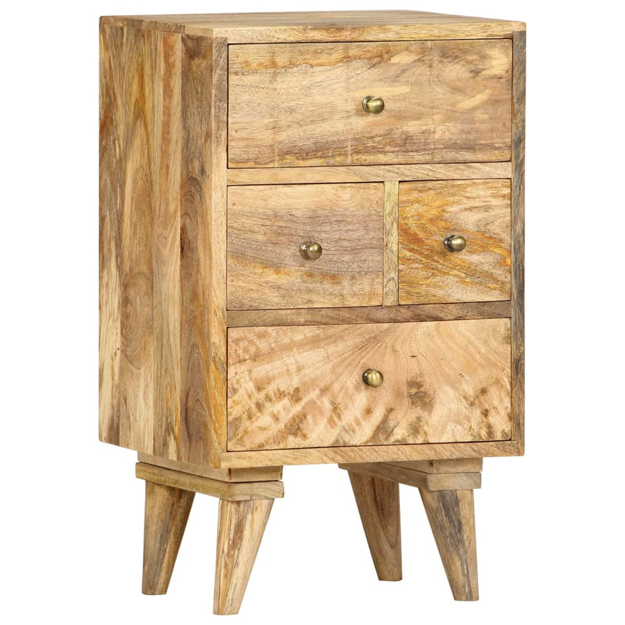 Nachtkastje 36x30x60 cm massief mangohout