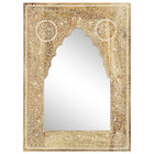 Hand-painted mirror 40x55 cm solid mango wood