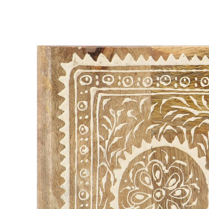 Spiegel Handgeschilderd 40X55 Cm Massief Mangohout