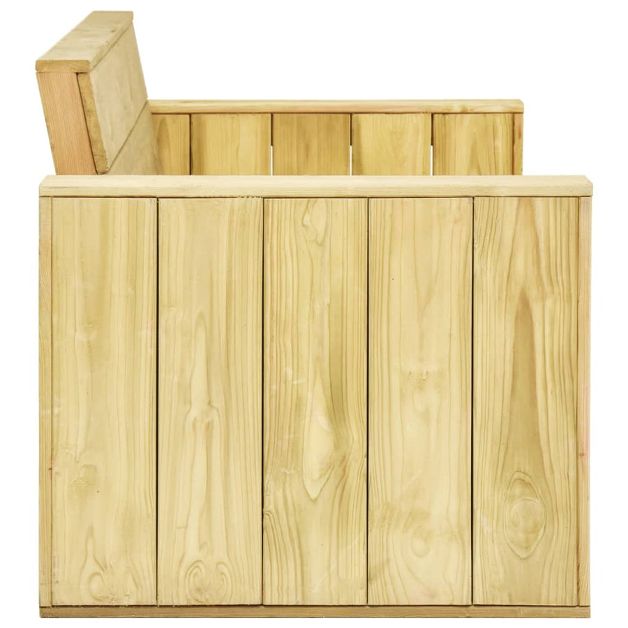Tuinbank 79 Cm Geïmpregneerd Grenenhout 179 x 76 x 76 cm