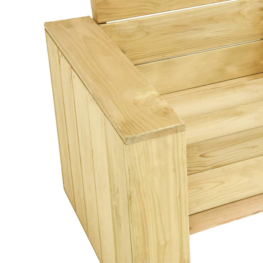 Tuinbank 79 Cm Geïmpregneerd Grenenhout 179 x 76 x 76 cm