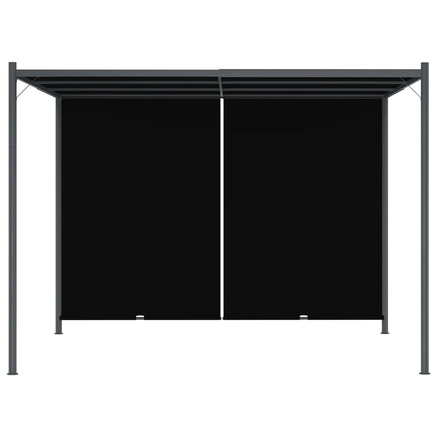 Pergola Met Uittrekbaar Dak 3X3 M Antraciet