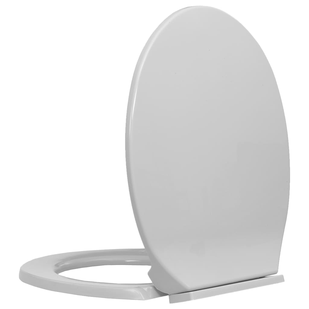 Toiletbril Soft-Close Ovaal Lichtgrijs Nee