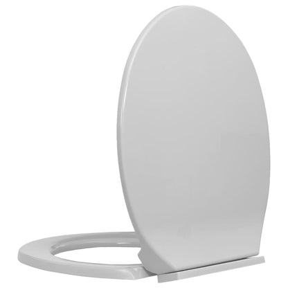 Toiletbril Soft-Close Ovaal Lichtgrijs Nee