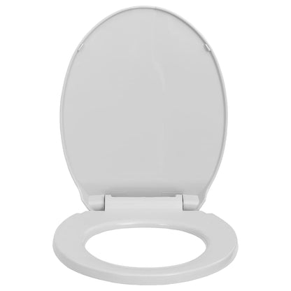 Toiletbril Soft-Close Ovaal Lichtgrijs Nee