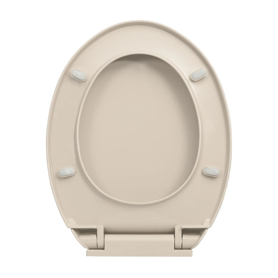 Toiletbril soft-close ovaal abrikooskleurig Abrikoos Nee
