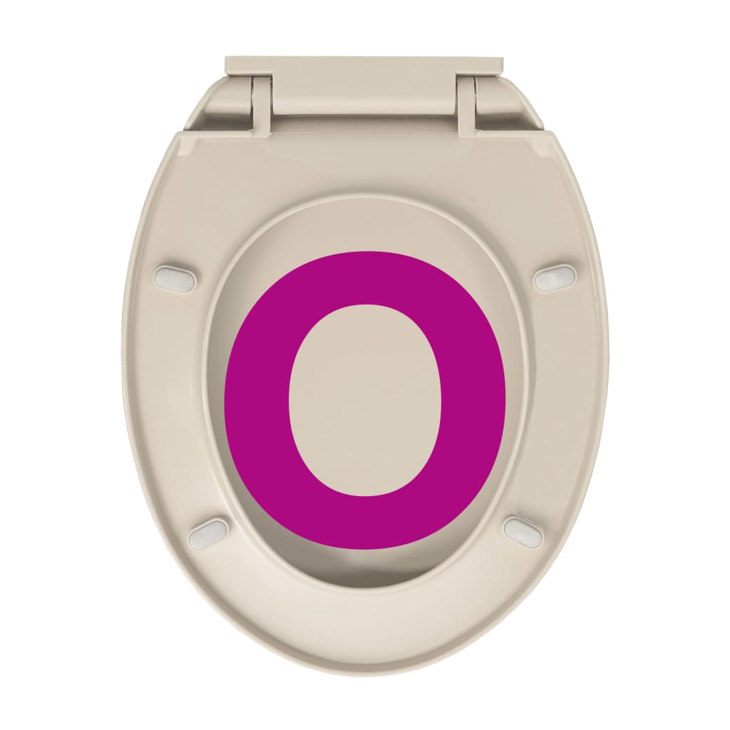 Toiletbril soft-close ovaal abrikooskleurig Abrikoos Nee