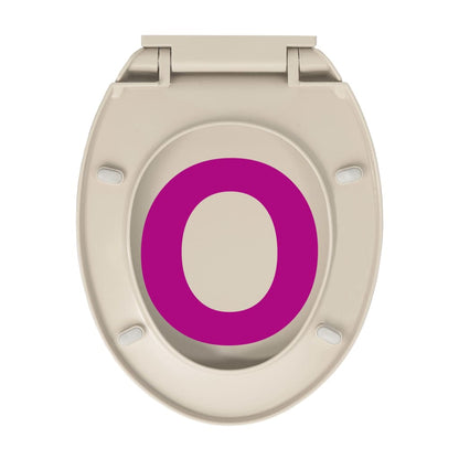 Toiletbril soft-close ovaal abrikooskleurig Abrikoos Nee