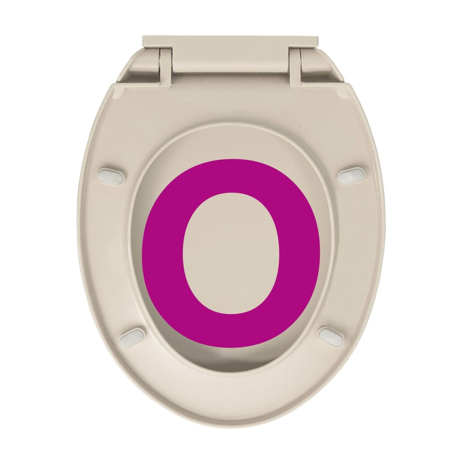 Toiletbril soft-close ovaal abrikooskleurig Abrikoos Nee