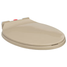Toiletbril soft-close en quick-release ovaal beige Beige Ja