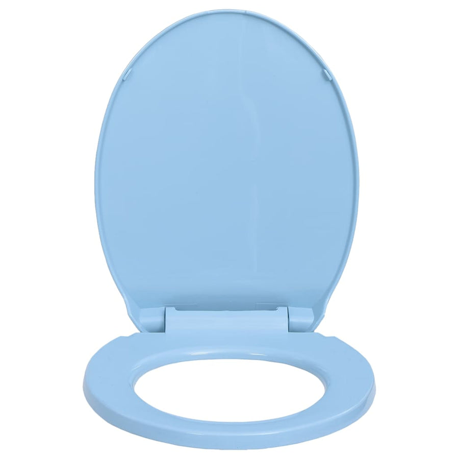 Toiletbril soft-close ovaal blauw Blauw Nee