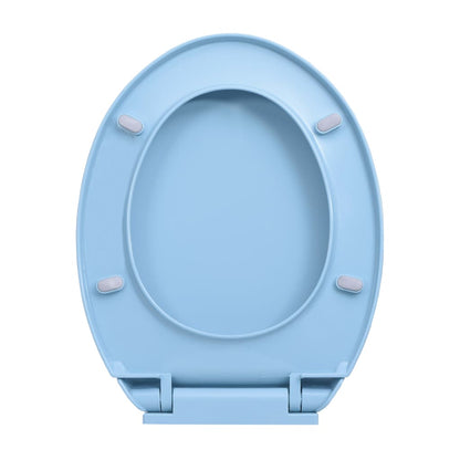 Toiletbril soft-close ovaal blauw Blauw Nee