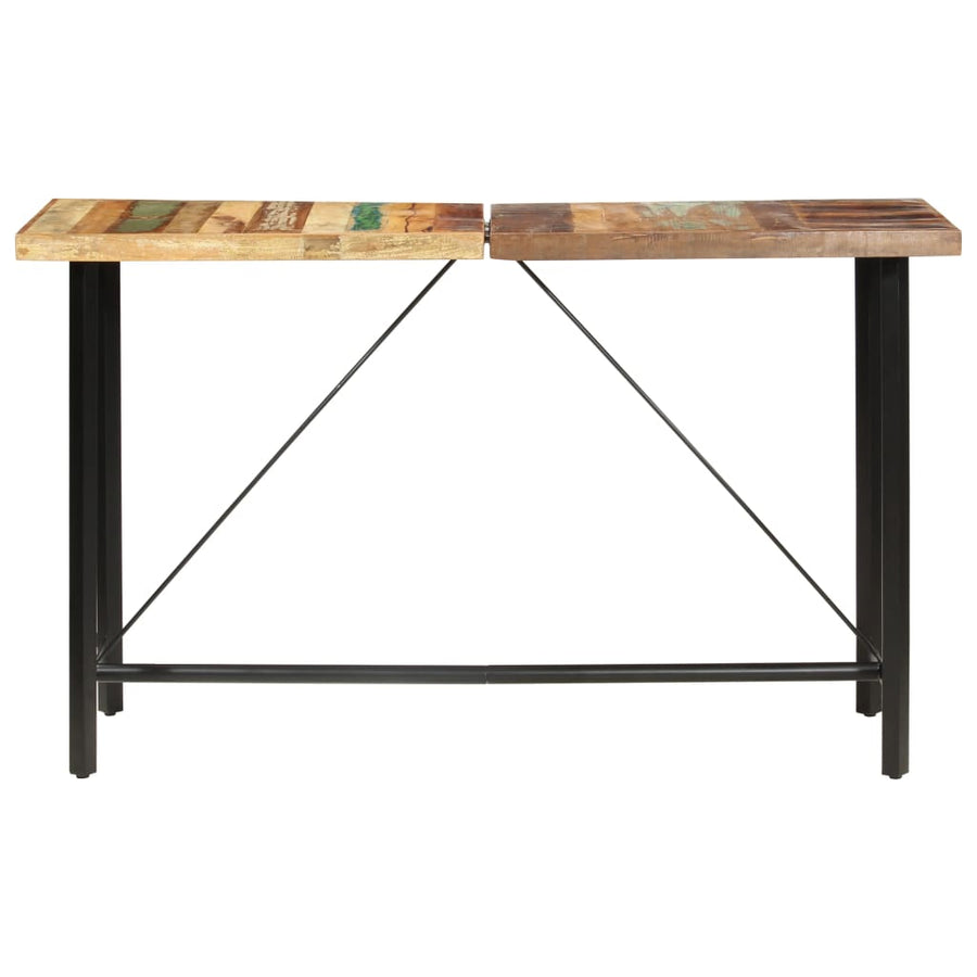 Bartafel 80X70X07 Cm massief gerecycled hout