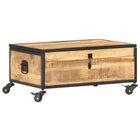 Coffee table 70x50x33 cm solid mango wood