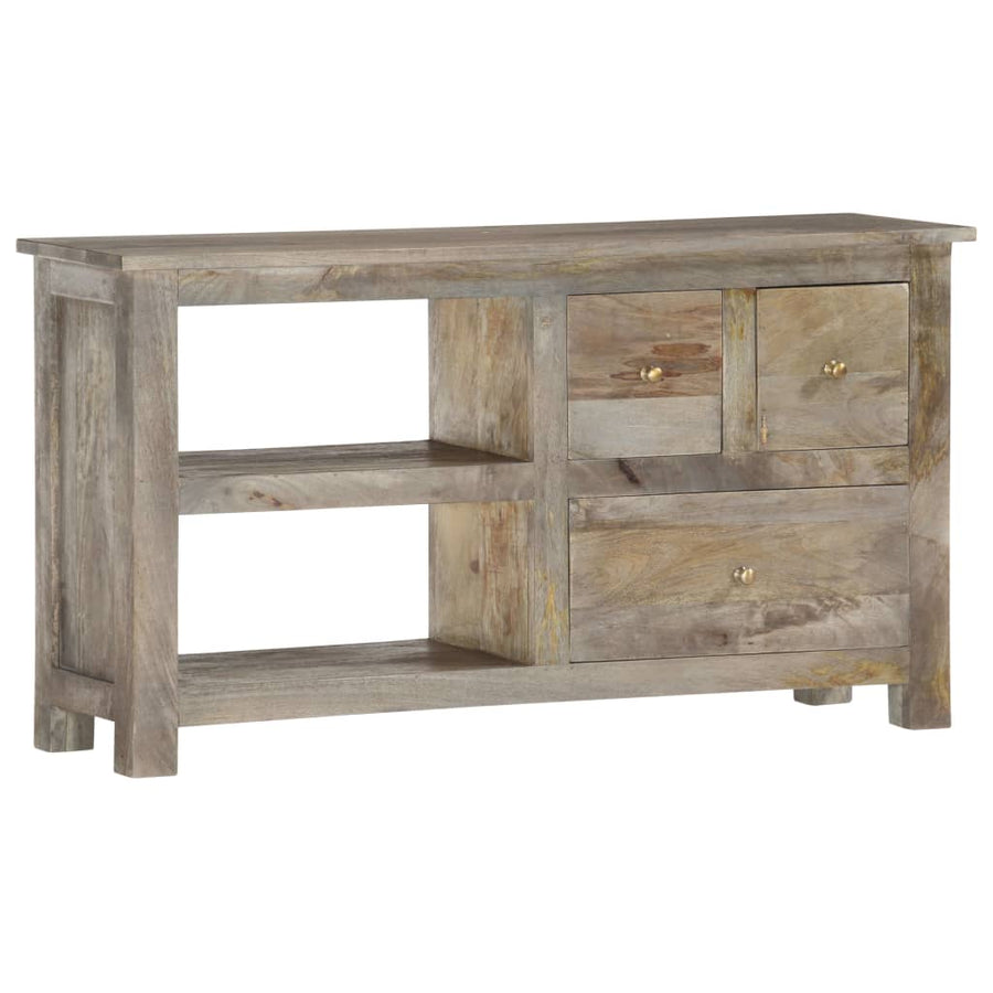 Tv-Meubel 100X30X55 Cm Massief Mangohout