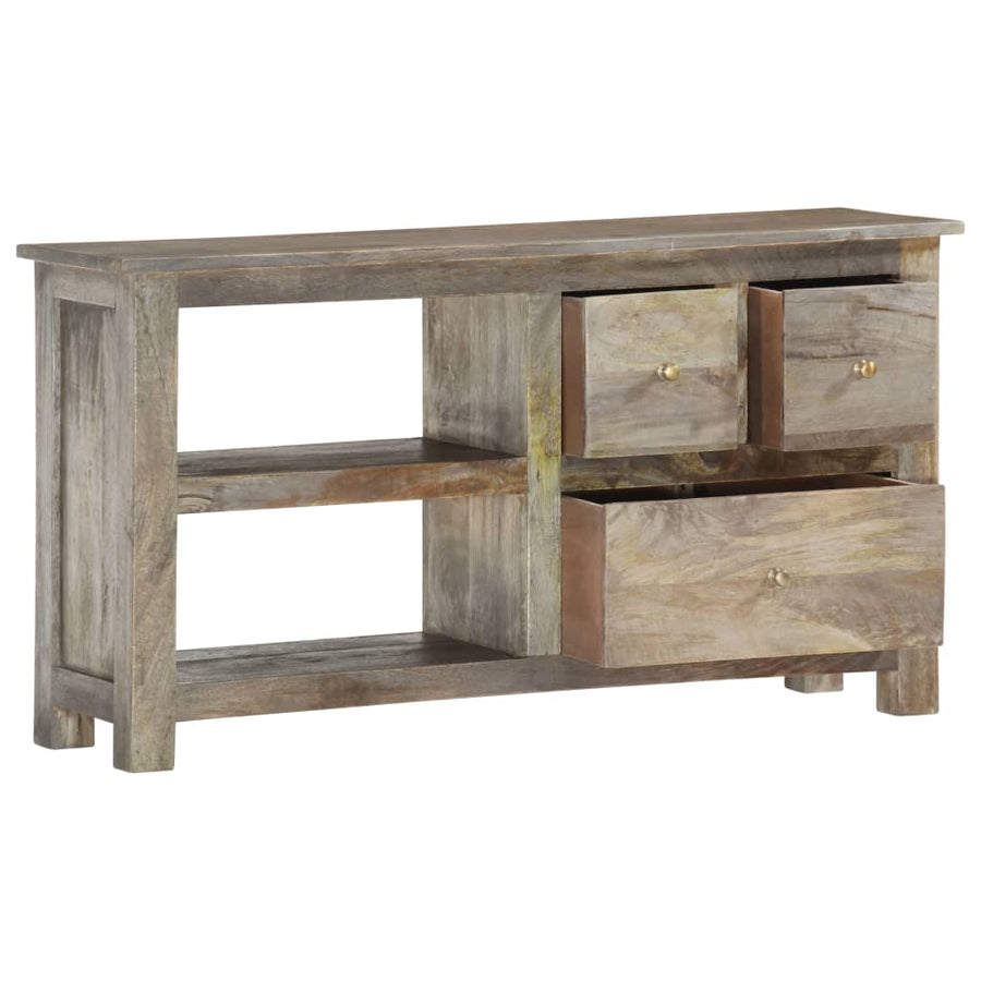 Tv-Meubel 100X30X55 Cm Massief Mangohout