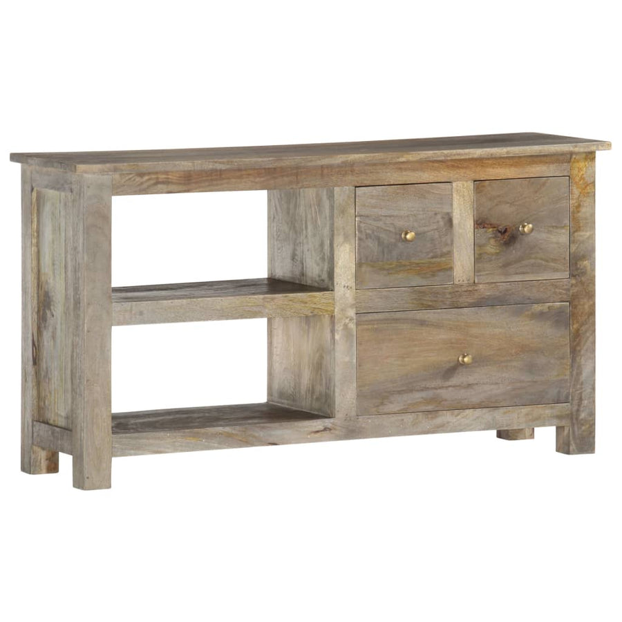 Tv-Meubel 100X30X55 Cm Massief Mangohout