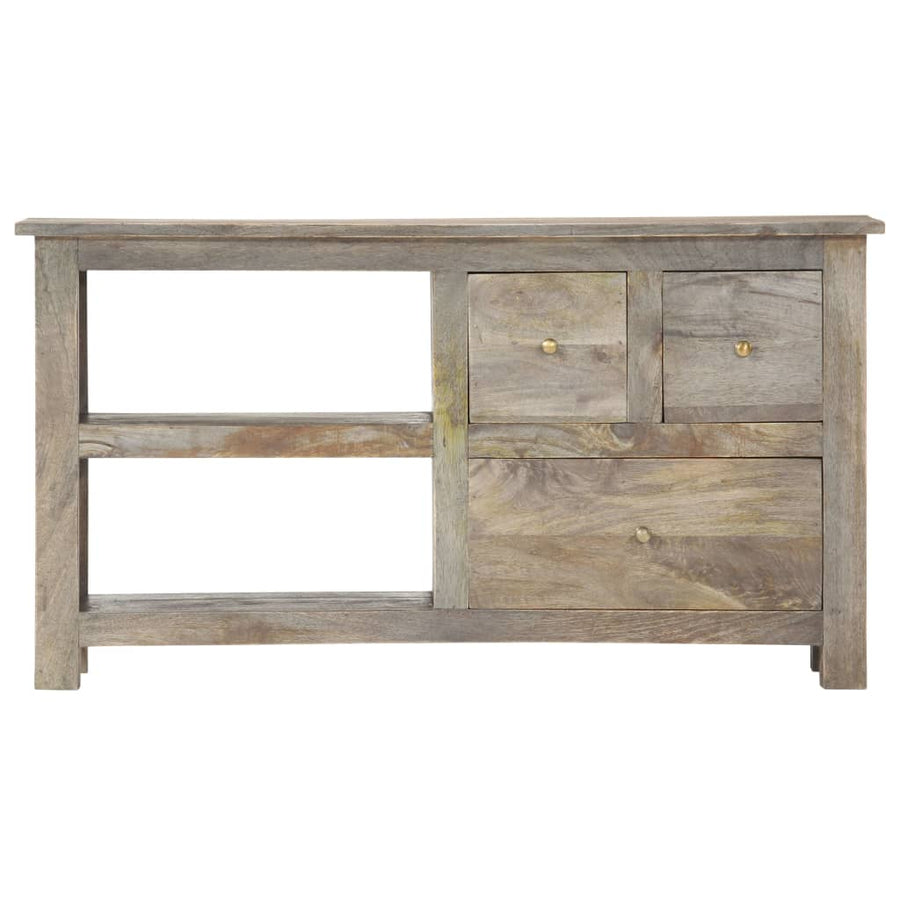 Tv-Meubel 100X30X55 Cm Massief Mangohout