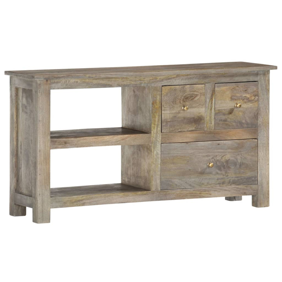 Tv-Meubel 100X30X55 Cm Massief Mangohout