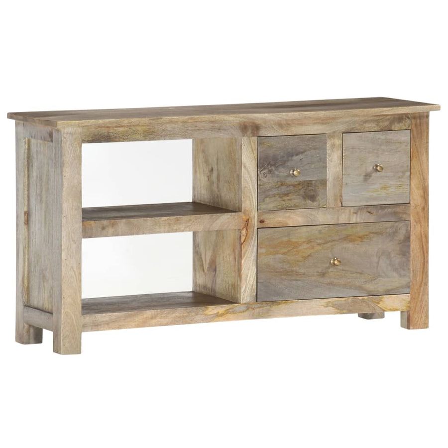 Tv-Meubel 100X30X55 Cm Massief Mangohout