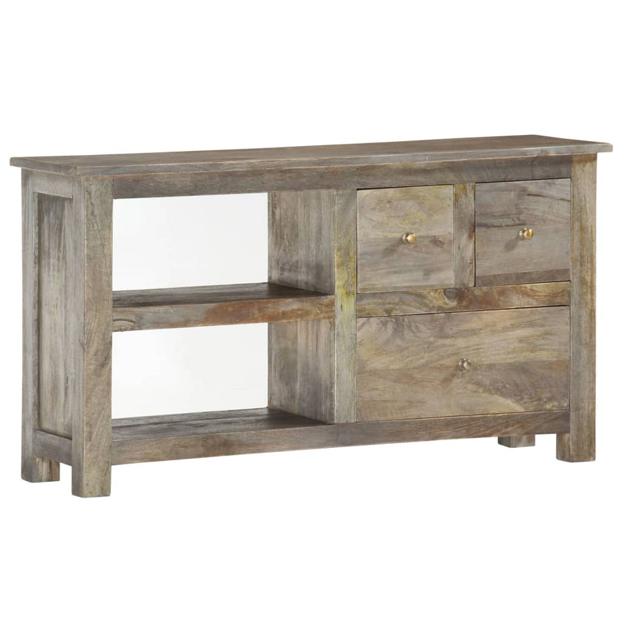 Tv-Meubel 100X30X55 Cm Massief Mangohout
