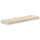 Palletvloerkussen 120x40x7 cm katoen beige