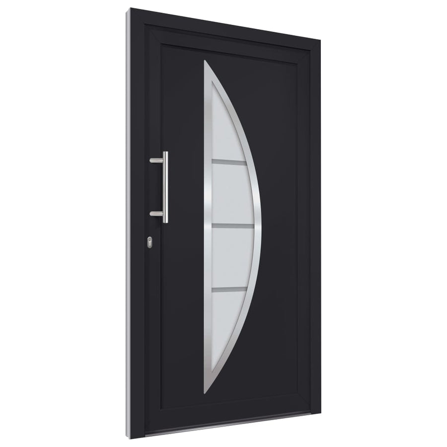 Voordeur 98x190 cm antraciet 98 x 190 cm Links + trekhandvat