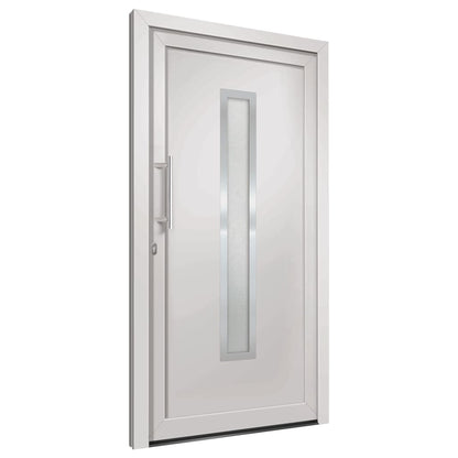 Voordeur 98x208 cm wit 98 x 208 cm Links + trekhandvat