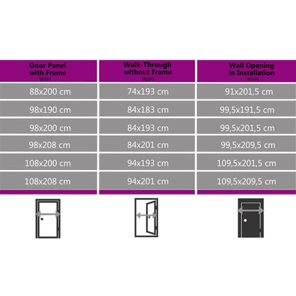 Voordeur 98x208 cm antraciet 98 x 208 cm Rechts + trekhandvat