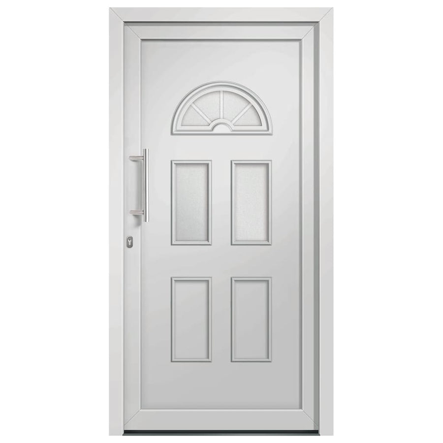 Voordeur 110x210 cm wit 110 x 210 cm Links + trekhandvat