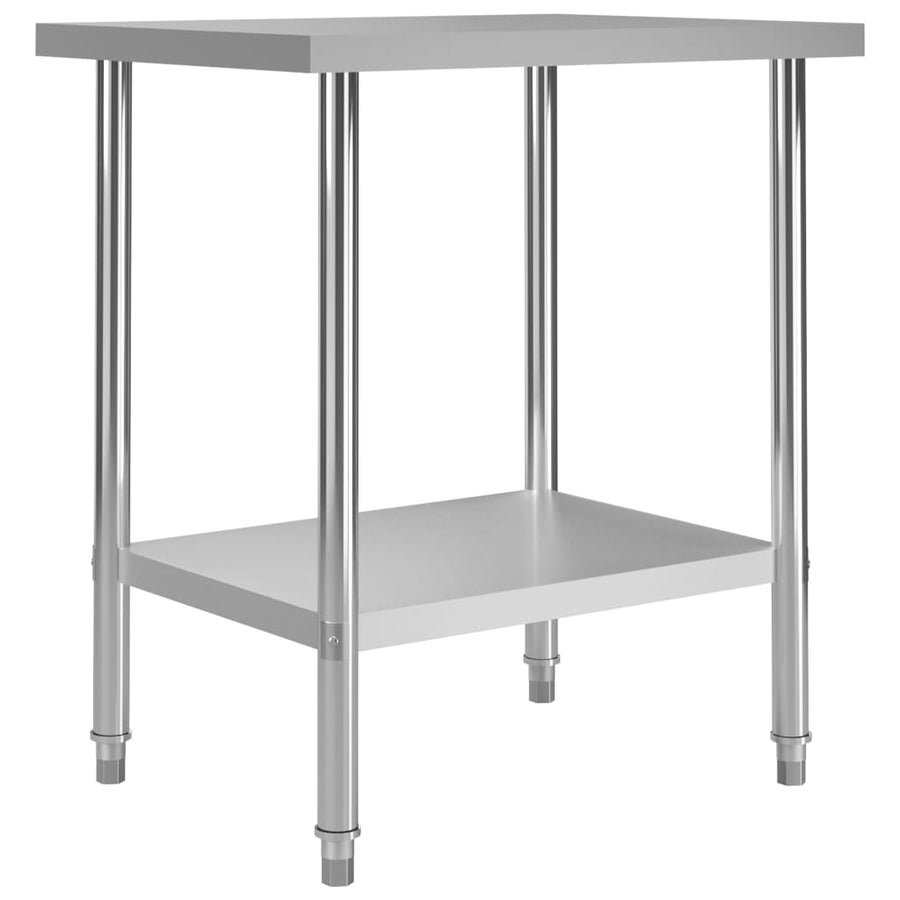 Keukenwerktafel Roestvrij Staal 80 x 60 x 85 cm