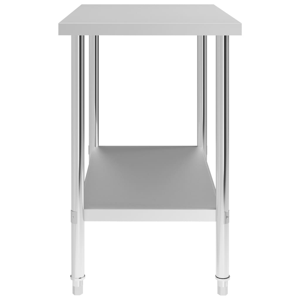Keukenwerktafel Roestvrij Staal 100 x 60 x 85 cm